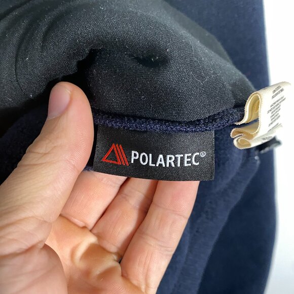 Filson Ridgeway Fleece Pullover Jacket Navy Blue Size Medium - Picture 7 of 11